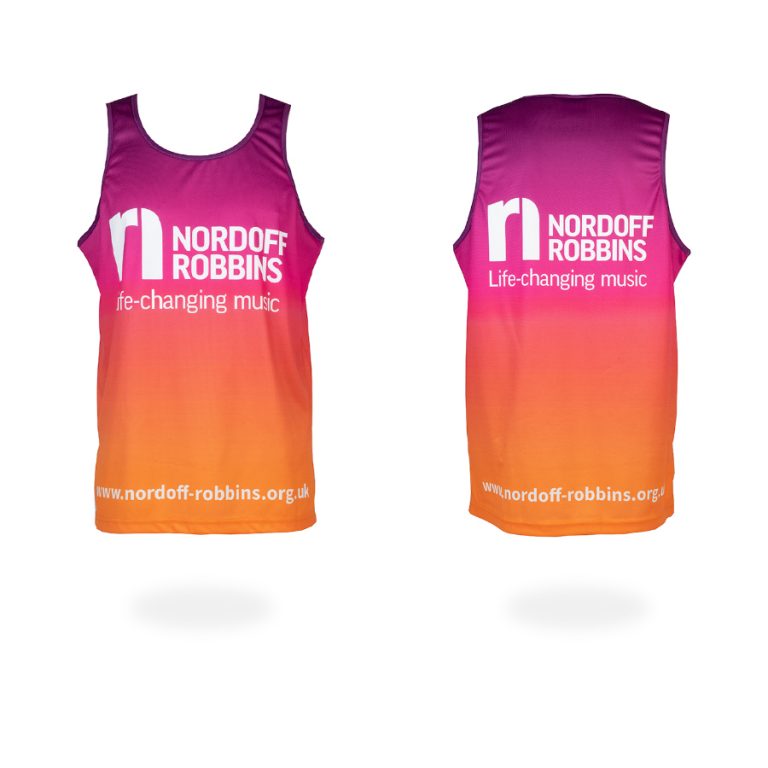 Nordoff Robbins Recycled Charity Running Vest