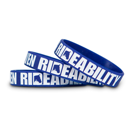 Charity event blue Silicon Wristbands