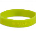 Charity event Green Silicon Wristbands